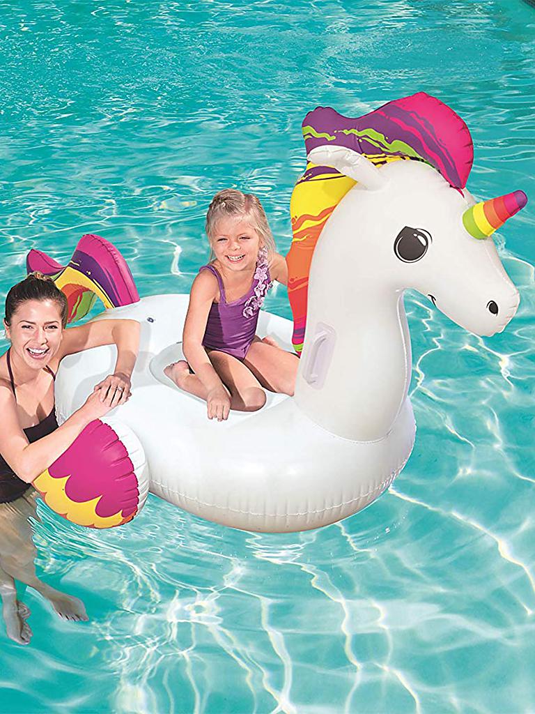 BESTWAY | Schwimmtier "Einhorn" | weiß