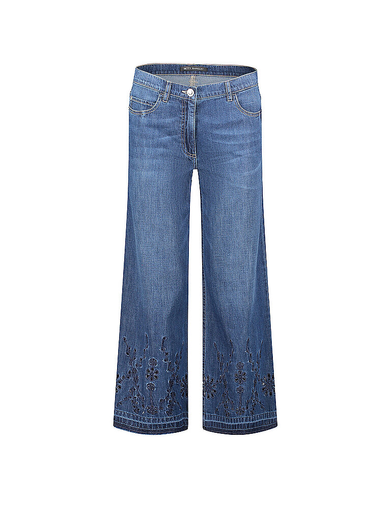 BETTY BARCLAY Jeans Wide Leg 7/8 blau | 38