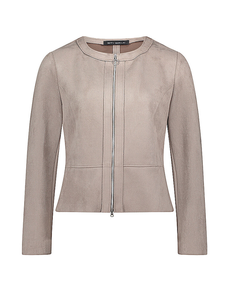 BETTY BARCLAY Jäckchen in Lederimitat beige | 38