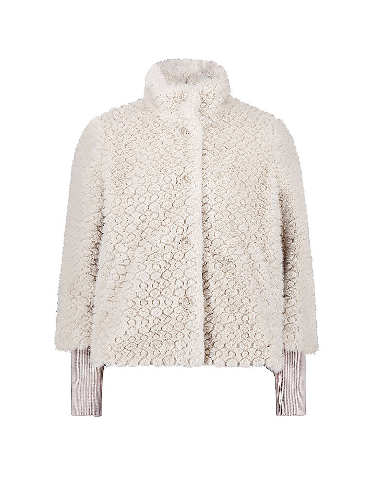 BETTY BARCLAY Jacke in Felloptik beige | 38