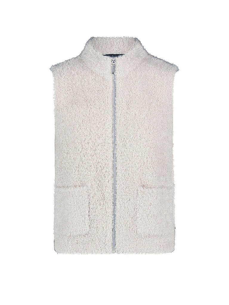 BETTY BARCLAY Gilet in Felloptik beige | 38