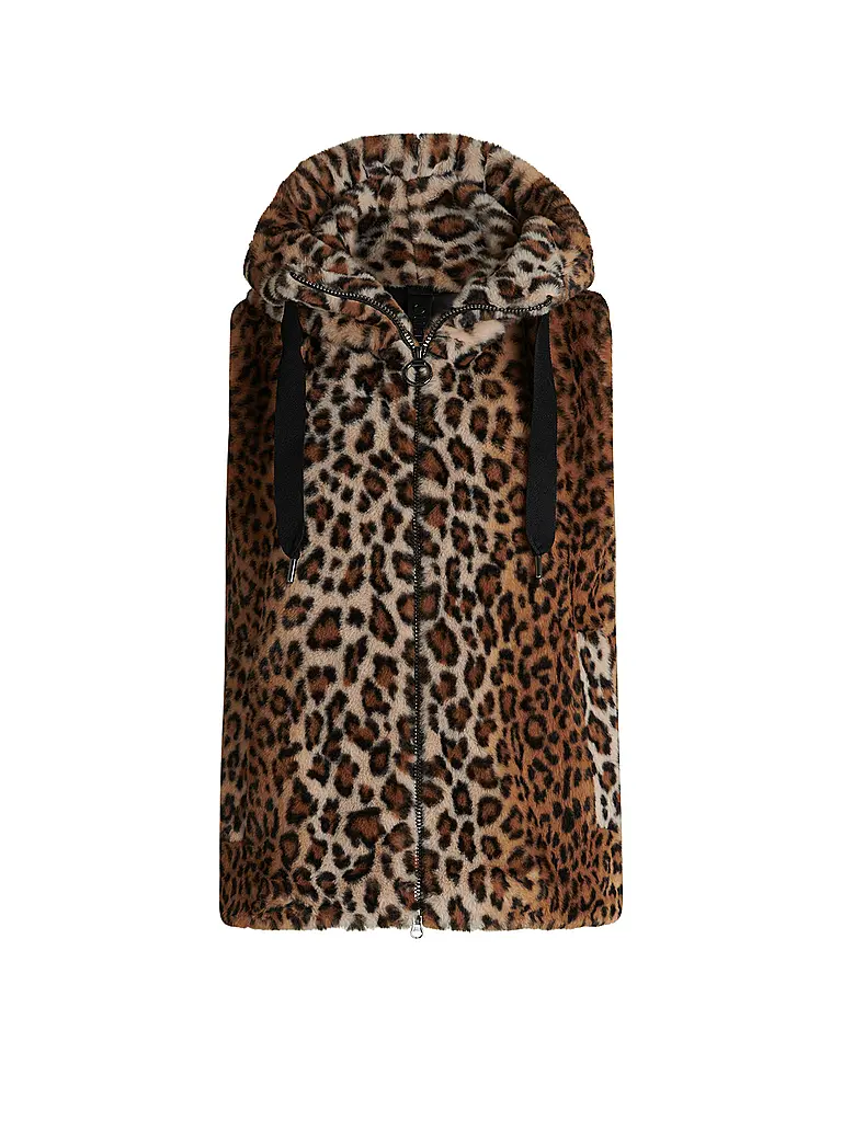 BETTY BARCLAY | Gilet in Fell-Optik | braun