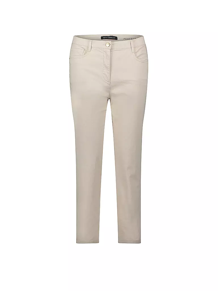 BETTY BARCLAY | Hose Slim Fit 3/4  | beige