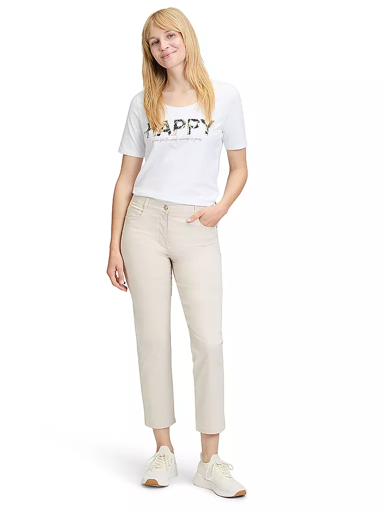 BETTY BARCLAY | Hose Slim Fit 3/4  | beige