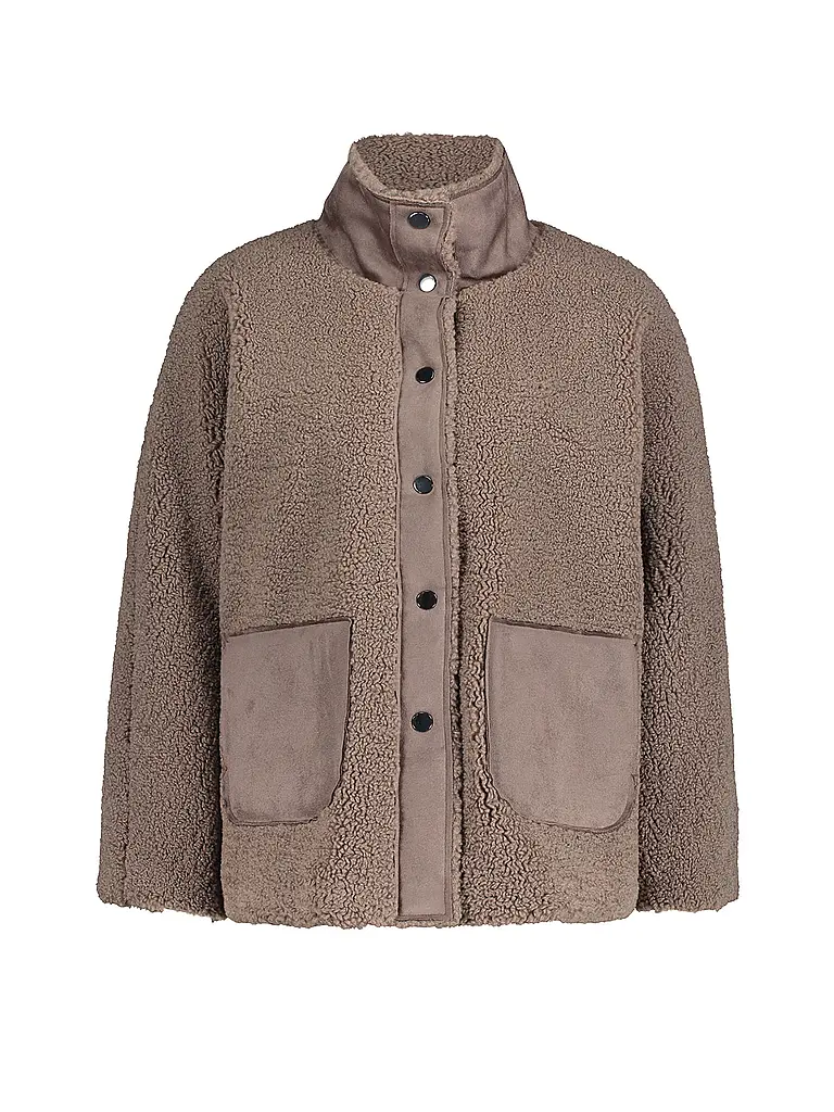 BETTY BARCLAY | Jacke in Felloptik | Braun