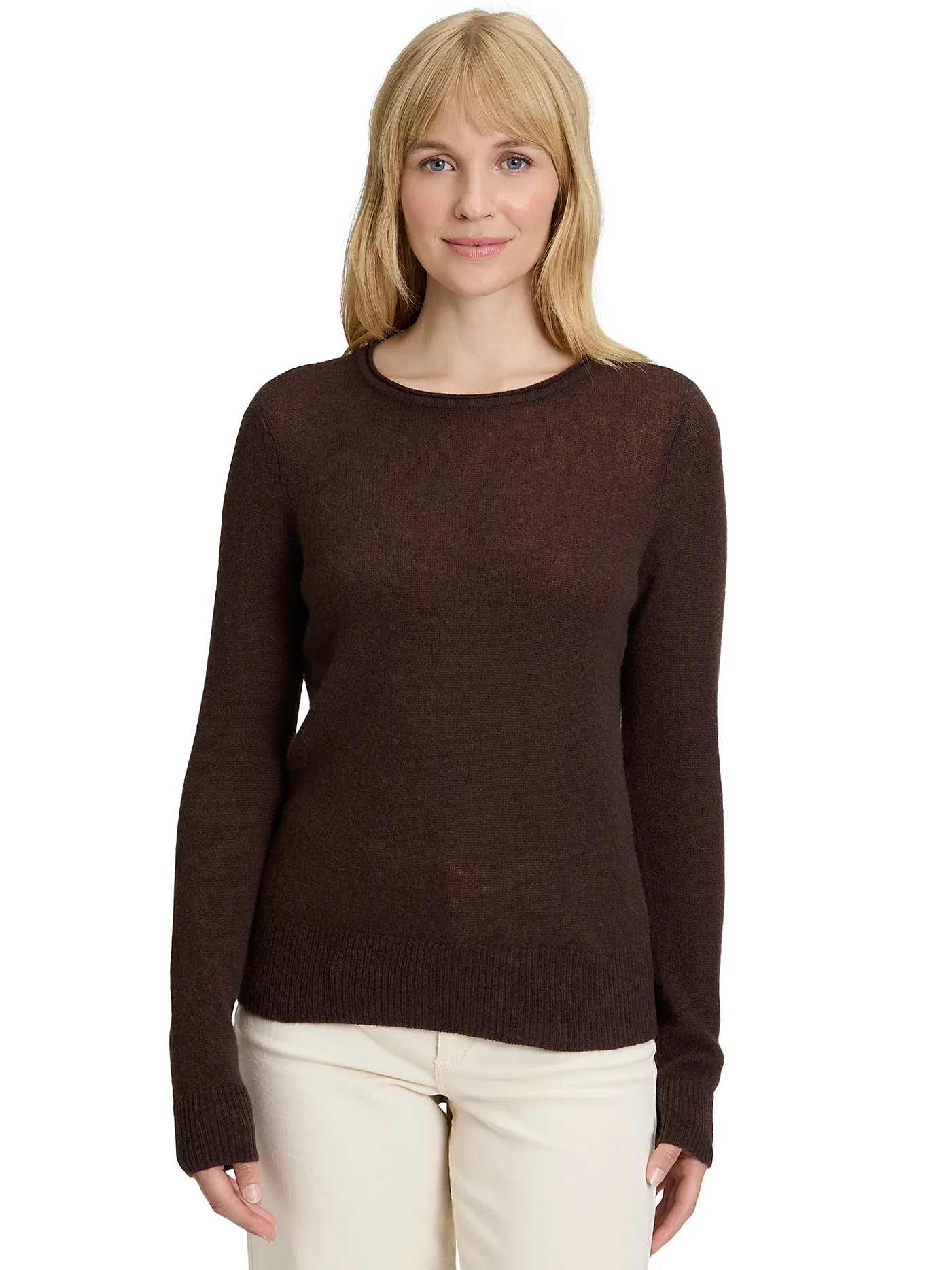 BETTY BARCLAY | Kaschmirpullover | braun