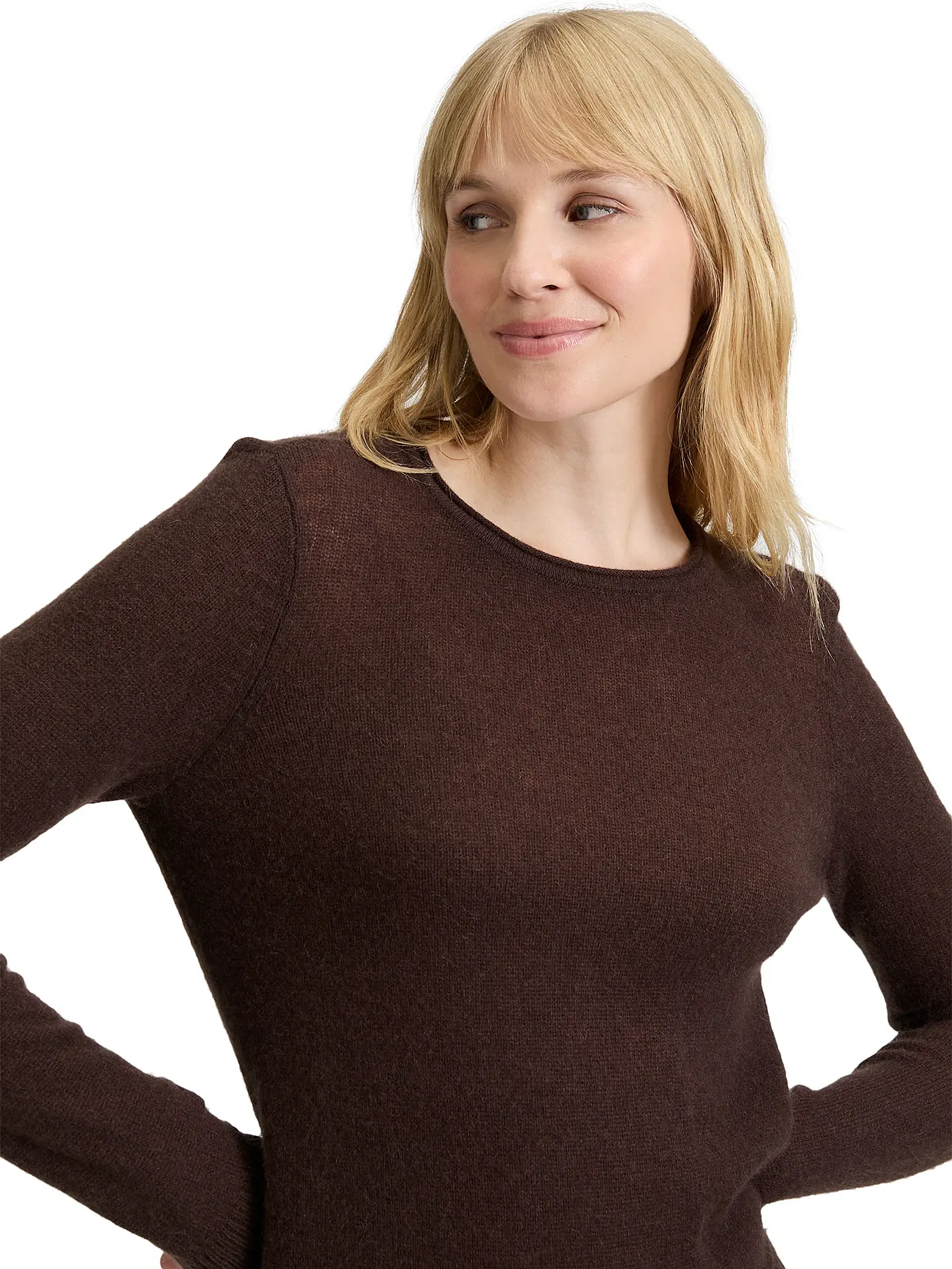 BETTY BARCLAY | Kaschmirpullover | braun