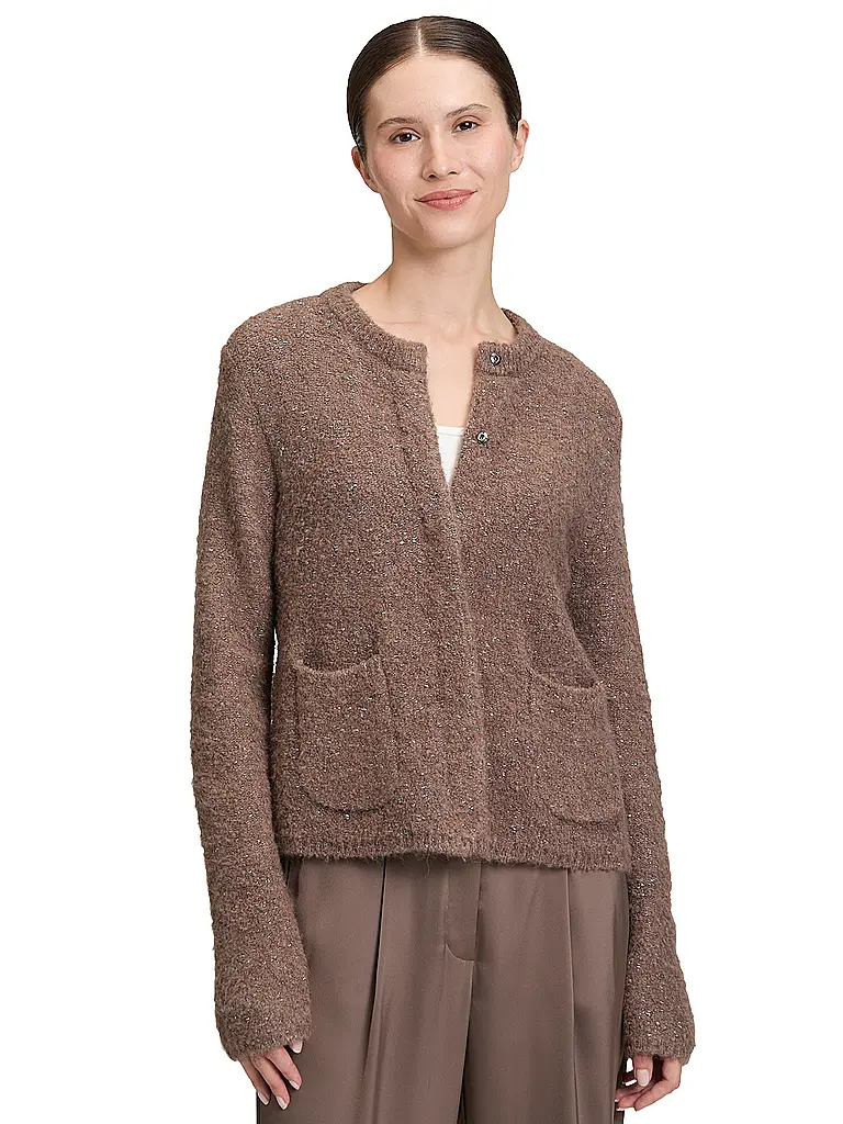 BETTY BARCLAY | Strickjacke  | Braun