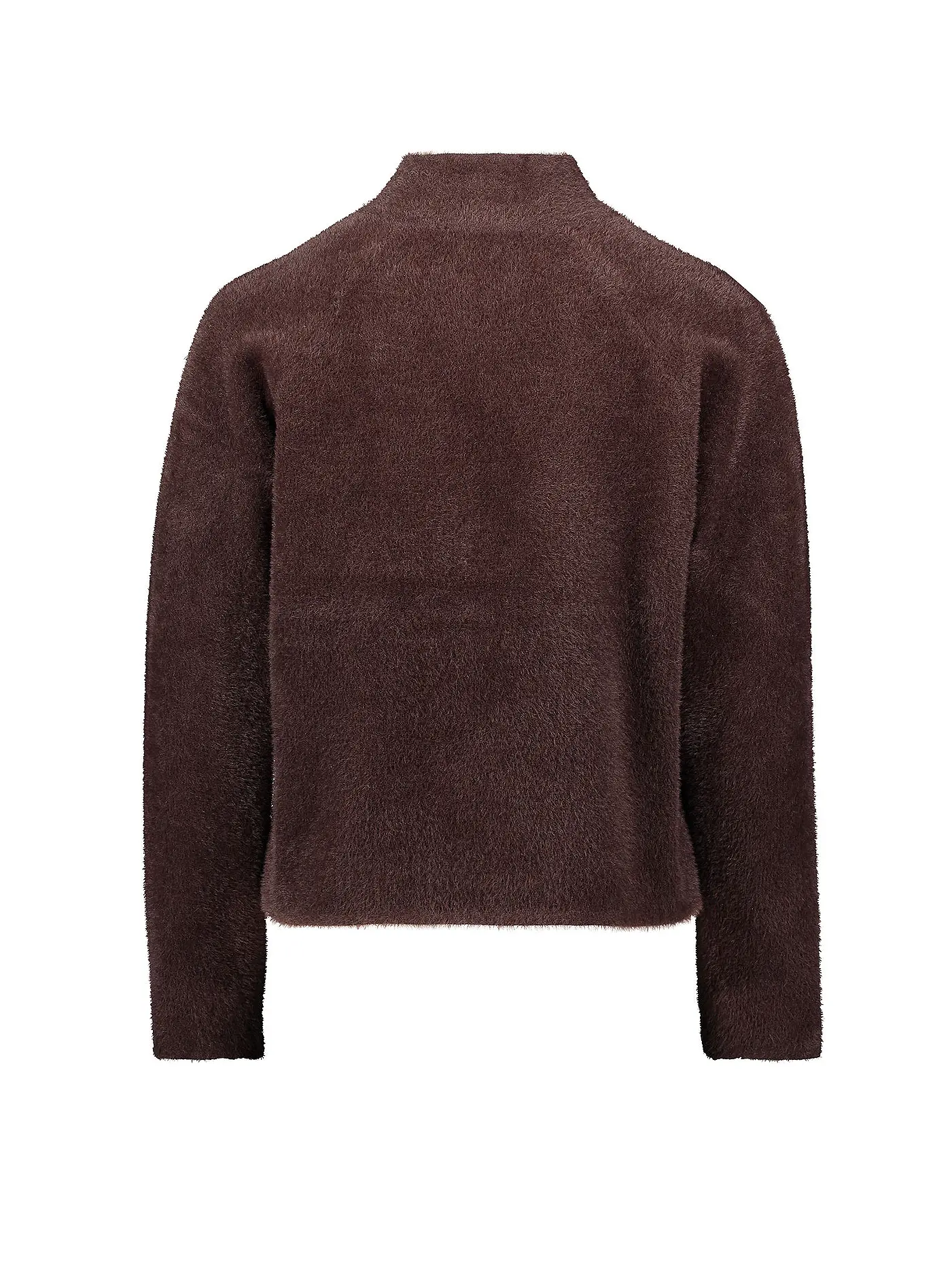 BETTY BARCLAY | Strickjacke in Felloptik | braun