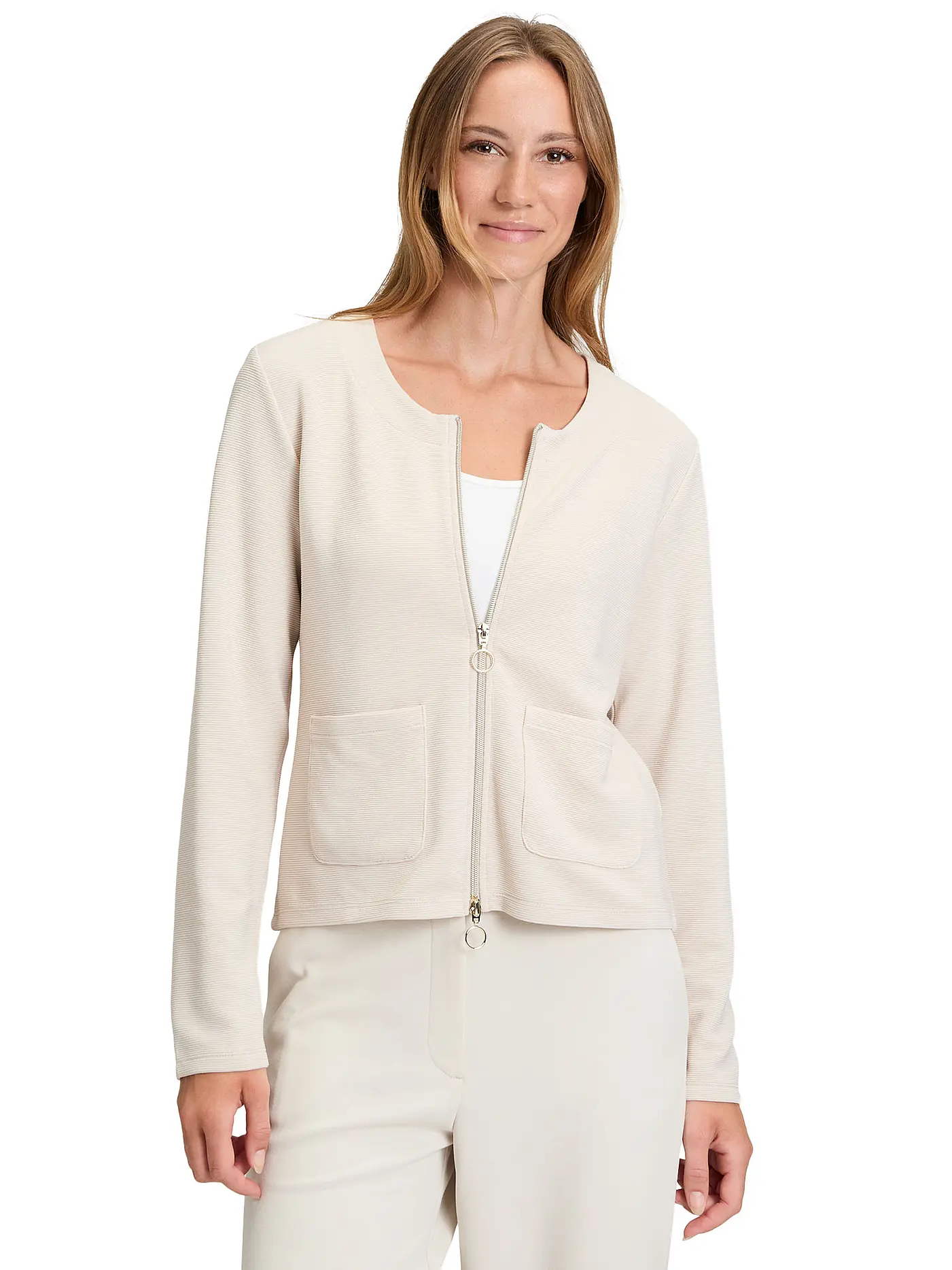 BETTY BARCLAY | Sweatjacke | beige