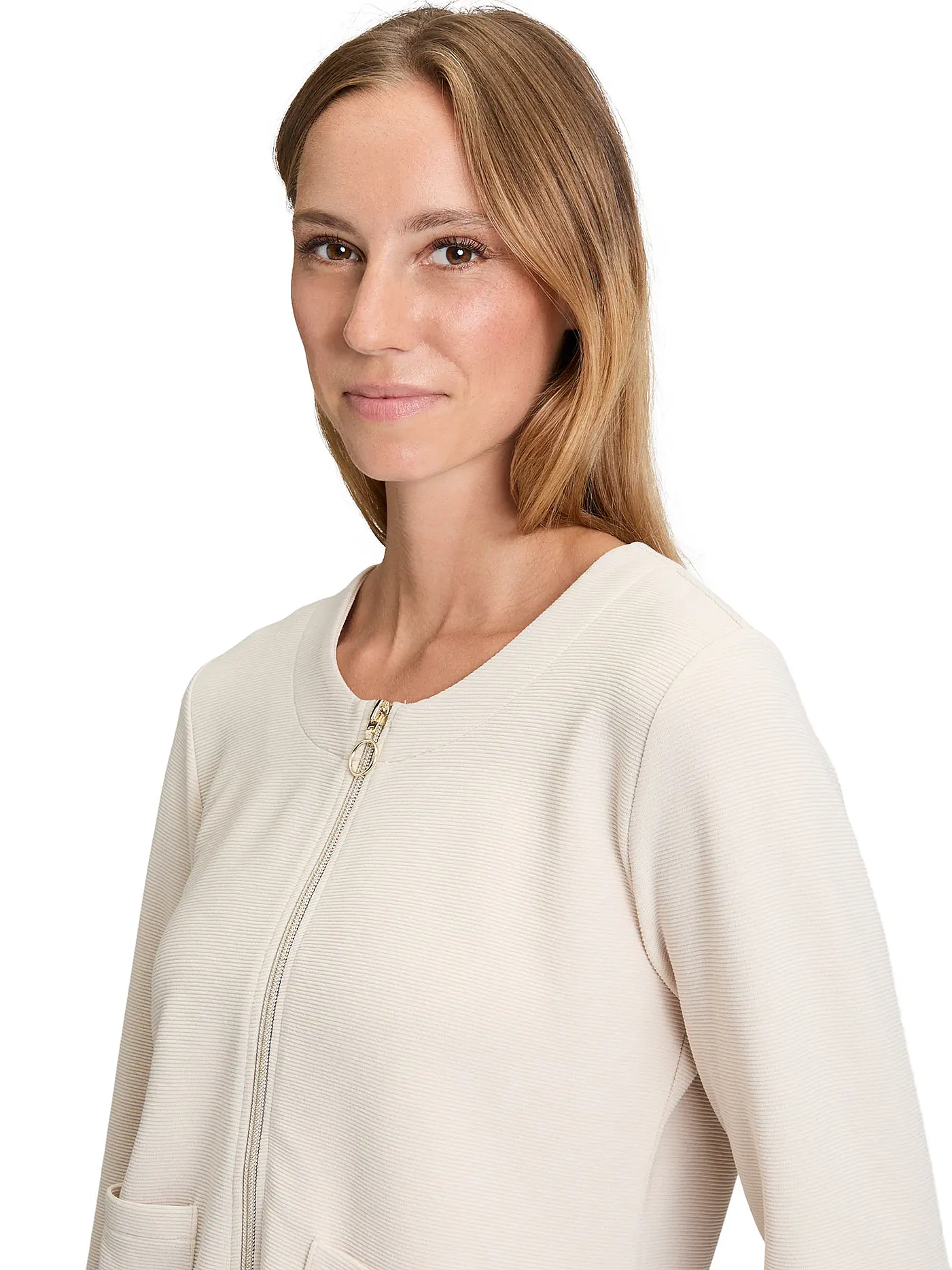 BETTY BARCLAY | Sweatjacke | beige