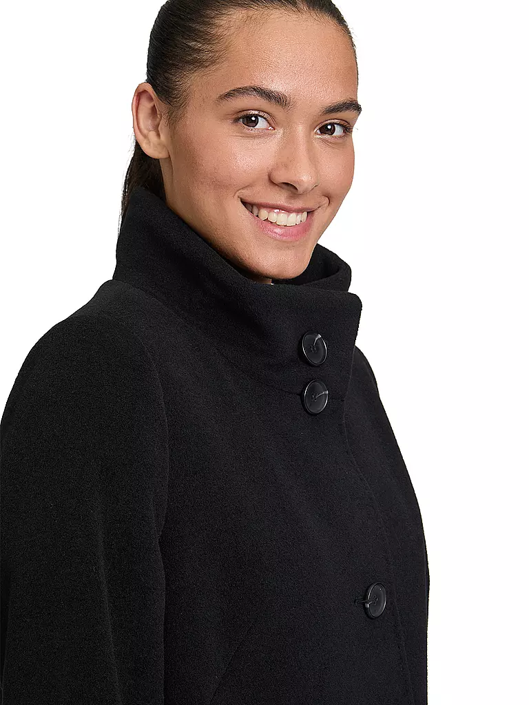 BETTY BARCLAY | Wollmantel | schwarz