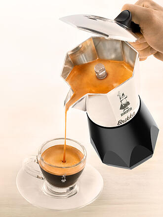 BIALETTI | Moka BRIKKA 4 tazze Alu / Nero