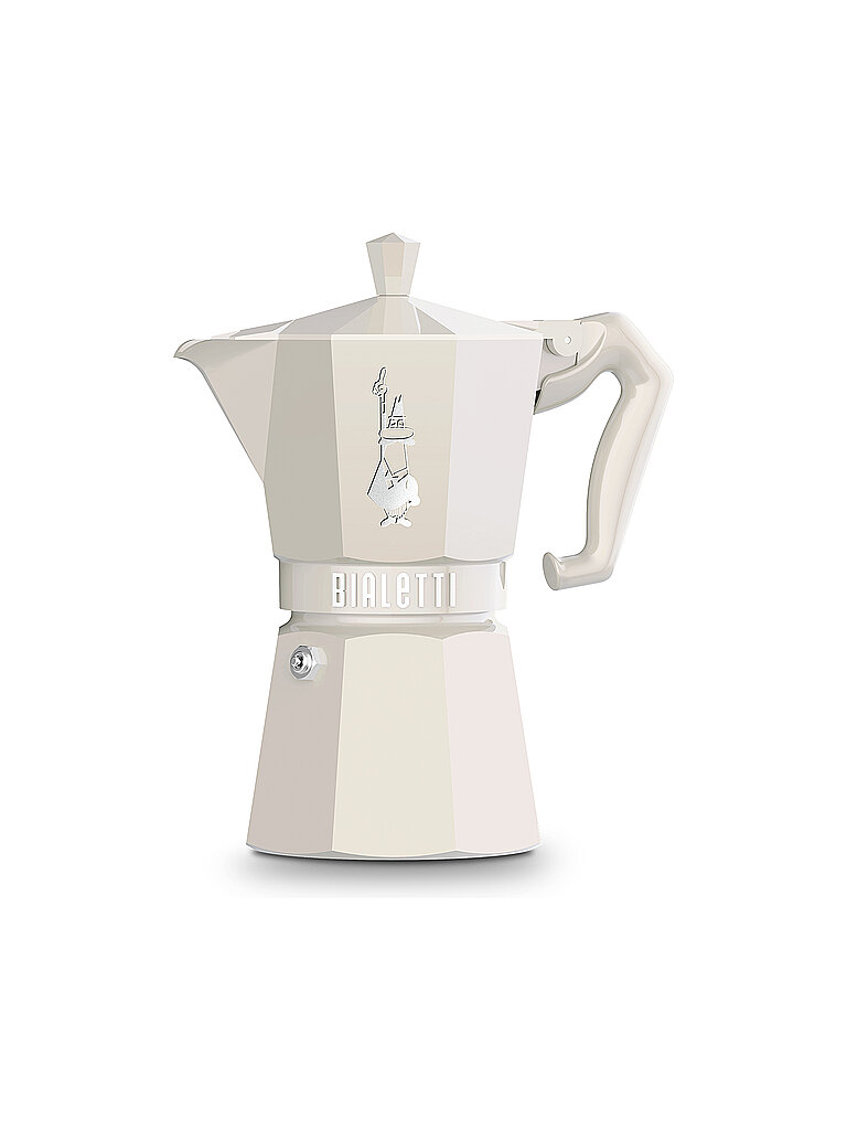 BIALETTI Espressokocher EXCLUSIVE MOKA 3 Tassen Creme creme