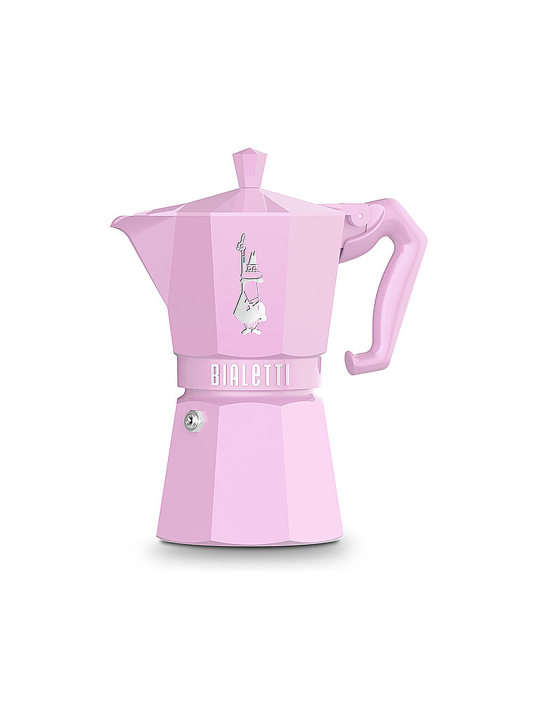 BIALETTI Espressokocher EXCLUSIVE MOKA 3 Tassen Rosa rosa