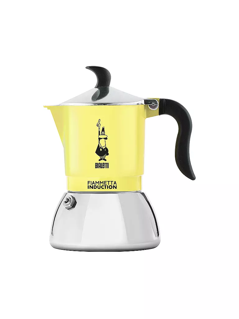 BIALETTI | Espressokocher FIAMMETTA Induction 4 Tassen Gelb | gelb
