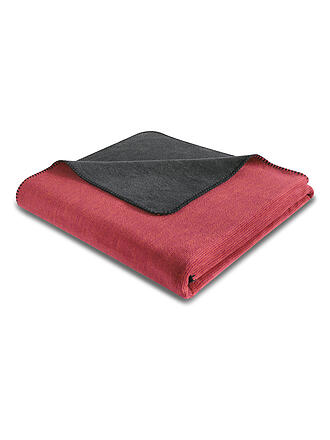 BIEDERLACK | Wohndecke SOULFUL CRAFTED 150x200cm Plum-Schiefer