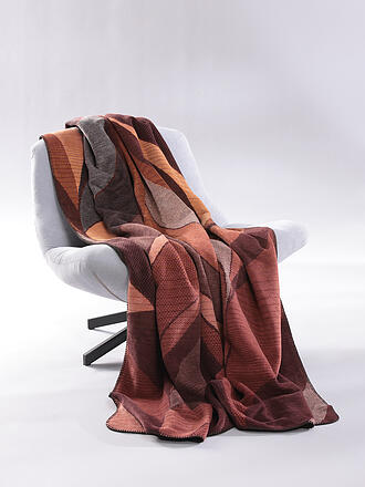 BIEDERLACK | Wohndecke - Plaid 150x200cm RUBY PASSION Autumn Ember