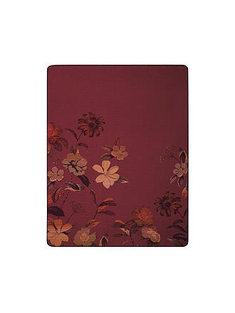 BIEDERLACK | Wohndecke - Plaid 150x200cm RUBY PASSION Velvet Bloom