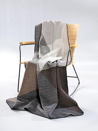 BIEDERLACK | Wohndecke - Plaid 150x200cm SIMPLY ELEGANT Feel Graphite 