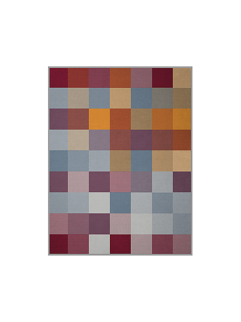 BIEDERLACK Wohndecke - Plaid Cotton Home 150x200cm Checked Red Blue rot