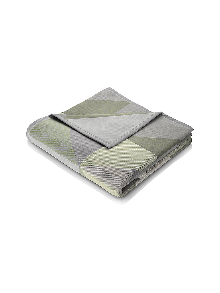 BIEDERLACK Wohndecke - Plaid Cotton Home 150x200cm Kaleidoscope grau