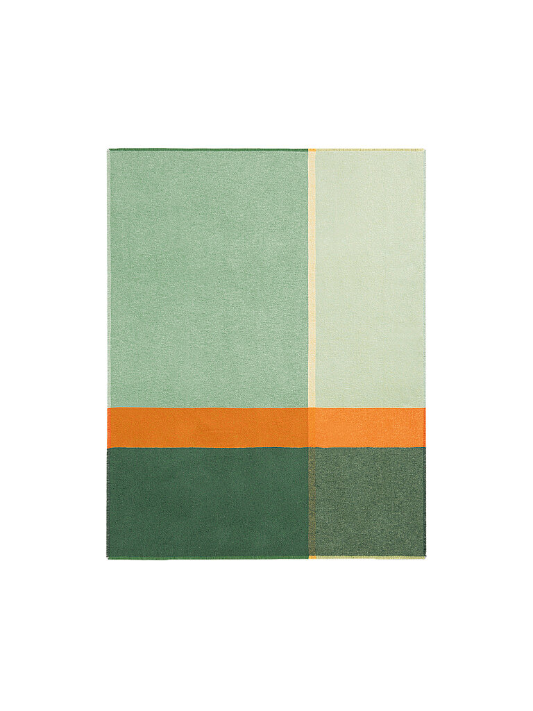 BIEDERLACK Tagesdecke - Plaid 130x170cm  EVERGREEN Great Green  dunkelgrün – BIEDERLACK