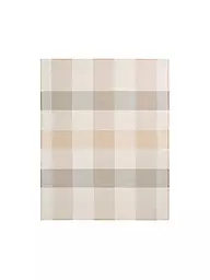 BIEDERLACK | Tagesdecke - Plaid 130x170cm  WHITE SANDSATION White Boucle  | camel