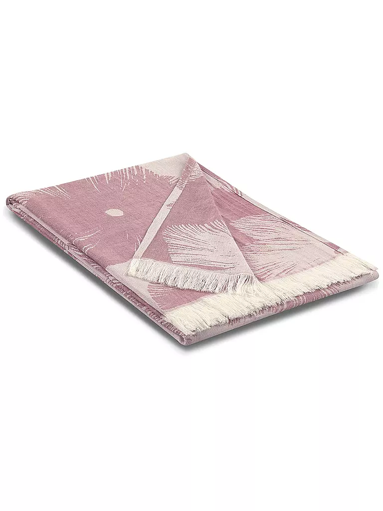 BIEDERLACK | Wohndecke - Plaid 130x180cm Charmed Summer Blossom Berry | rosa