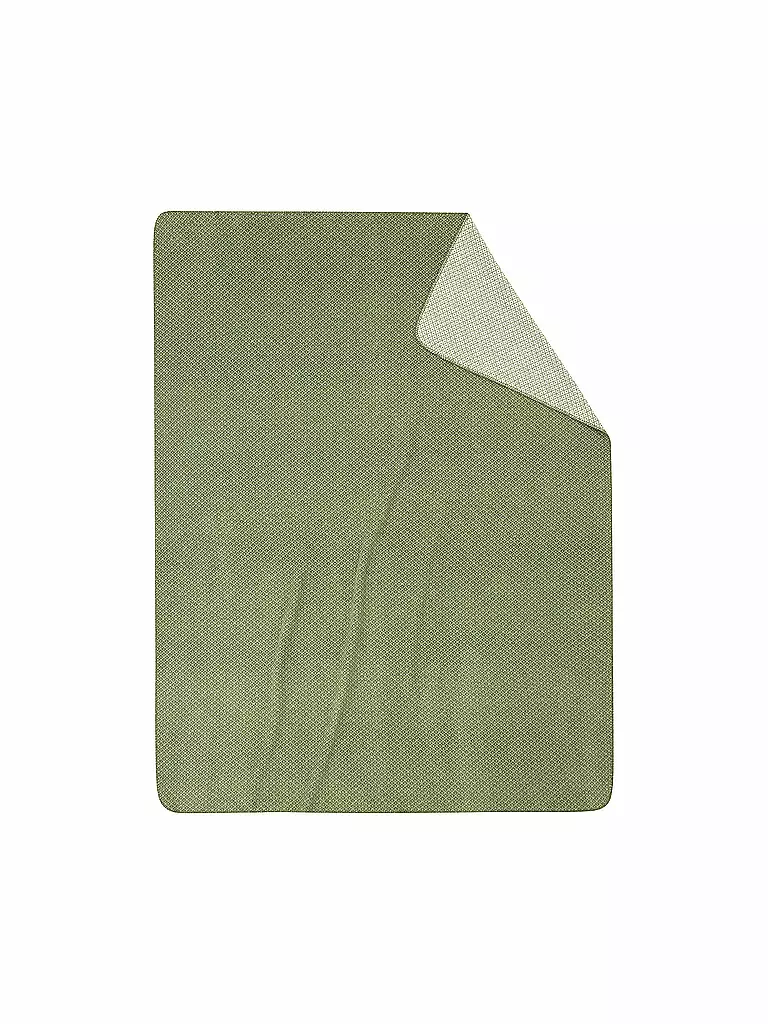BIEDERLACK | Wohndecke - Plaid Green Line 150x200cm Tiny Green | grün