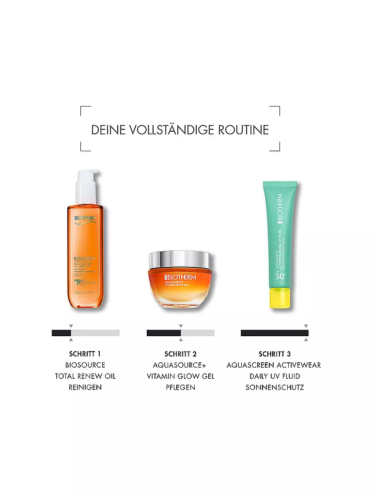 BIOTHERM |  Aquasource Vitamin Glow Gel 50ml | keine Farbe