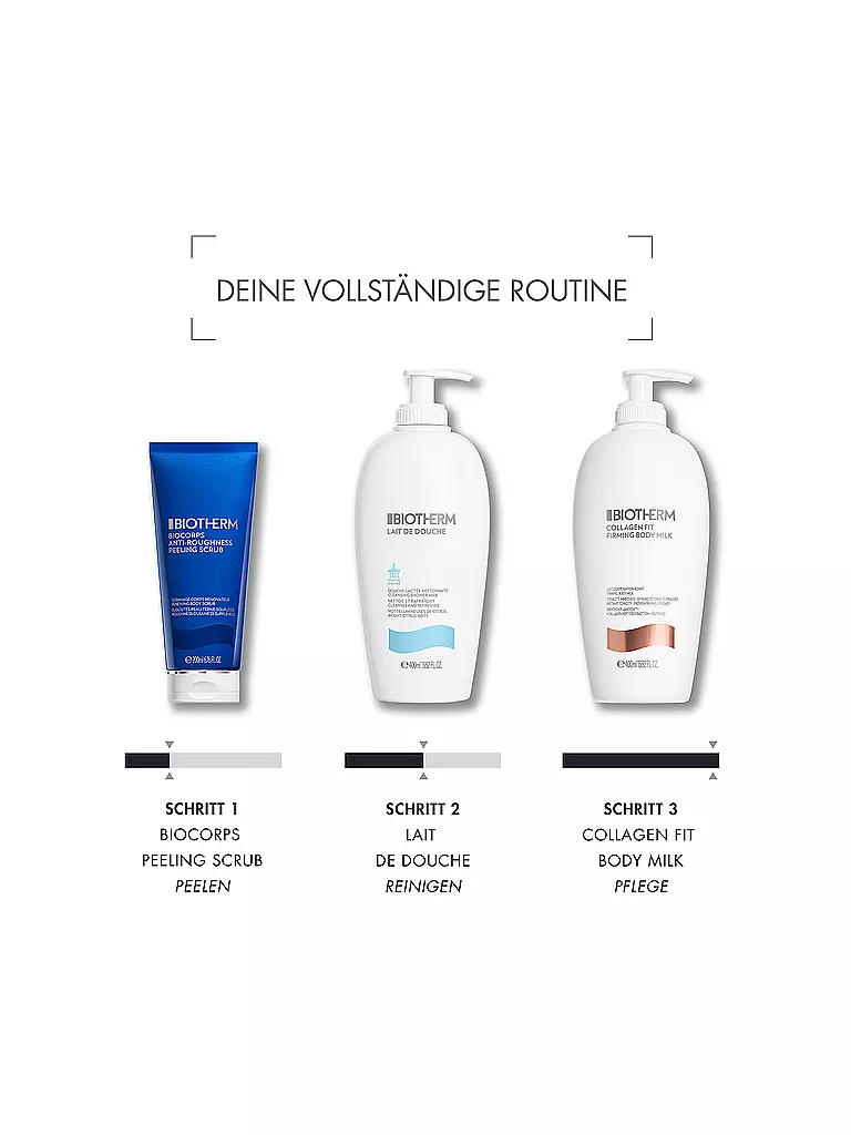 BIOTHERM | Collagen Fit Körpermilch mit Biotech Plankton™, Kollagen-Peptid-Fraktion & Koffein  400ml | keine Farbe