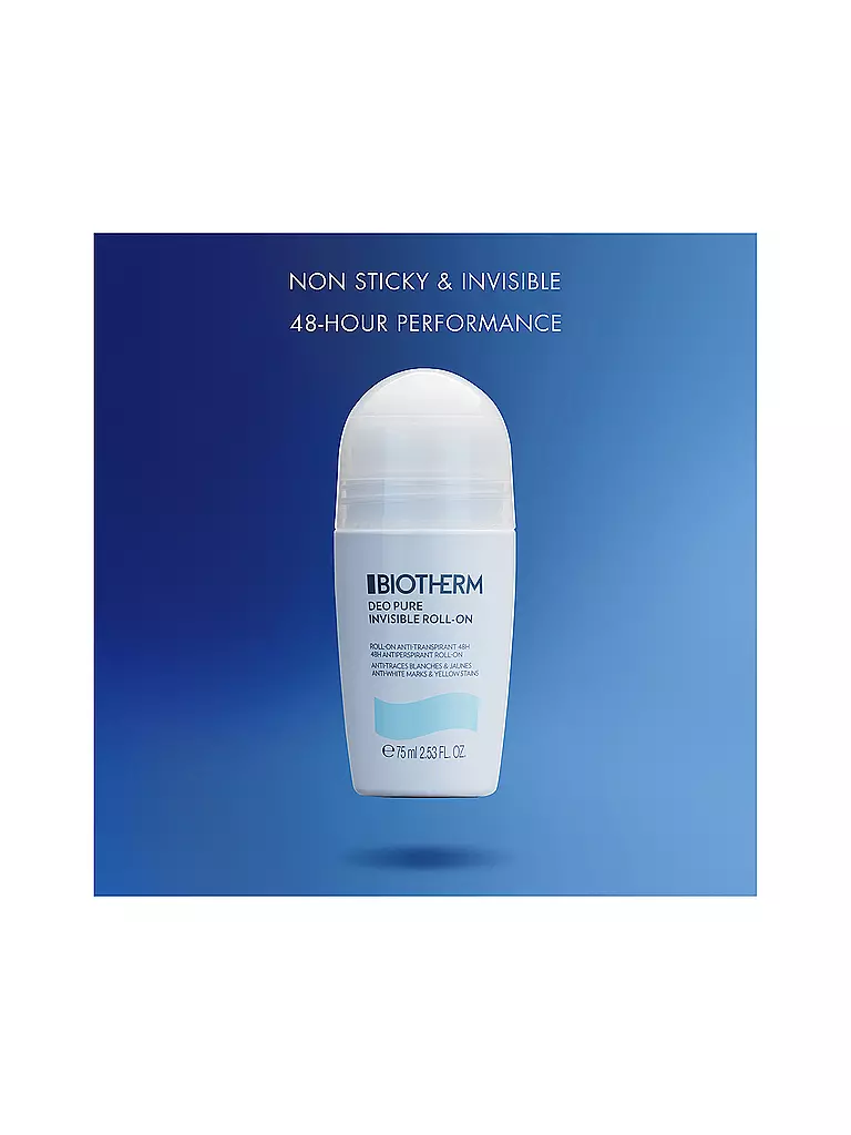 BIOTHERM | Deo Pure Invisible 48h Roll-On 75ml | keine Farbe