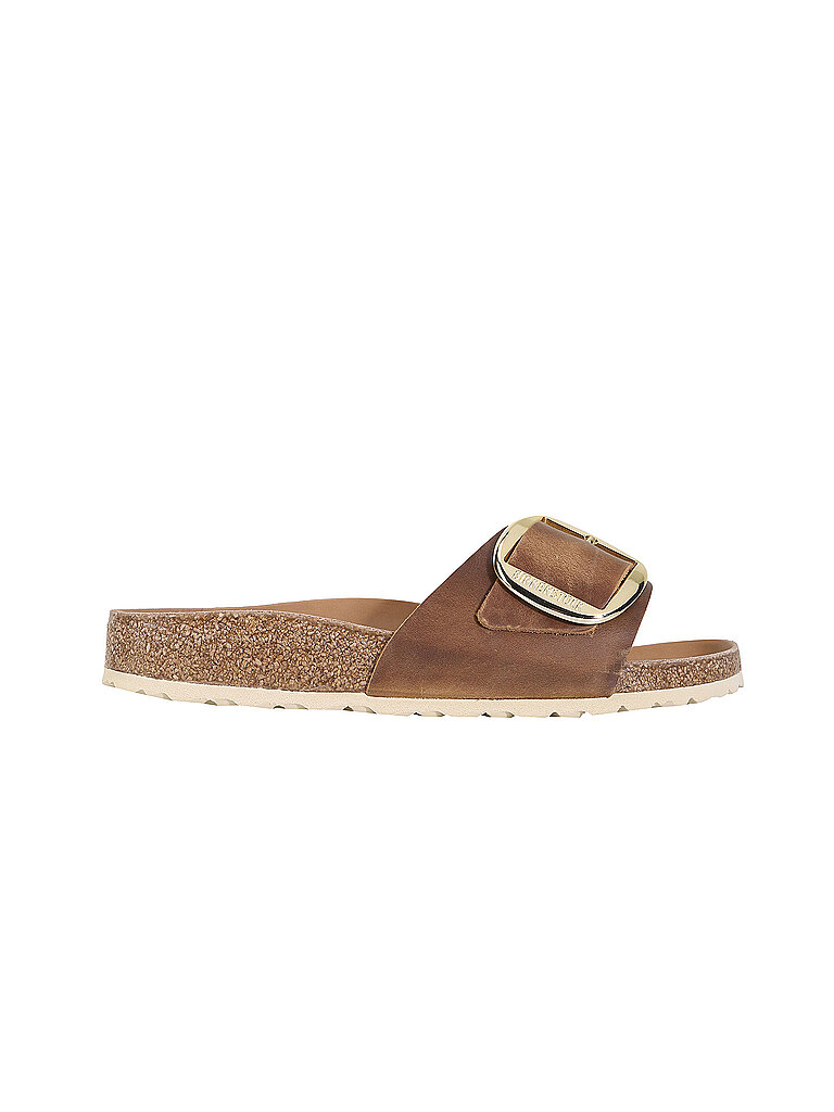 Sandalen für Damen Birkenstock Madrid Big Buckle Natural Leather Oiled