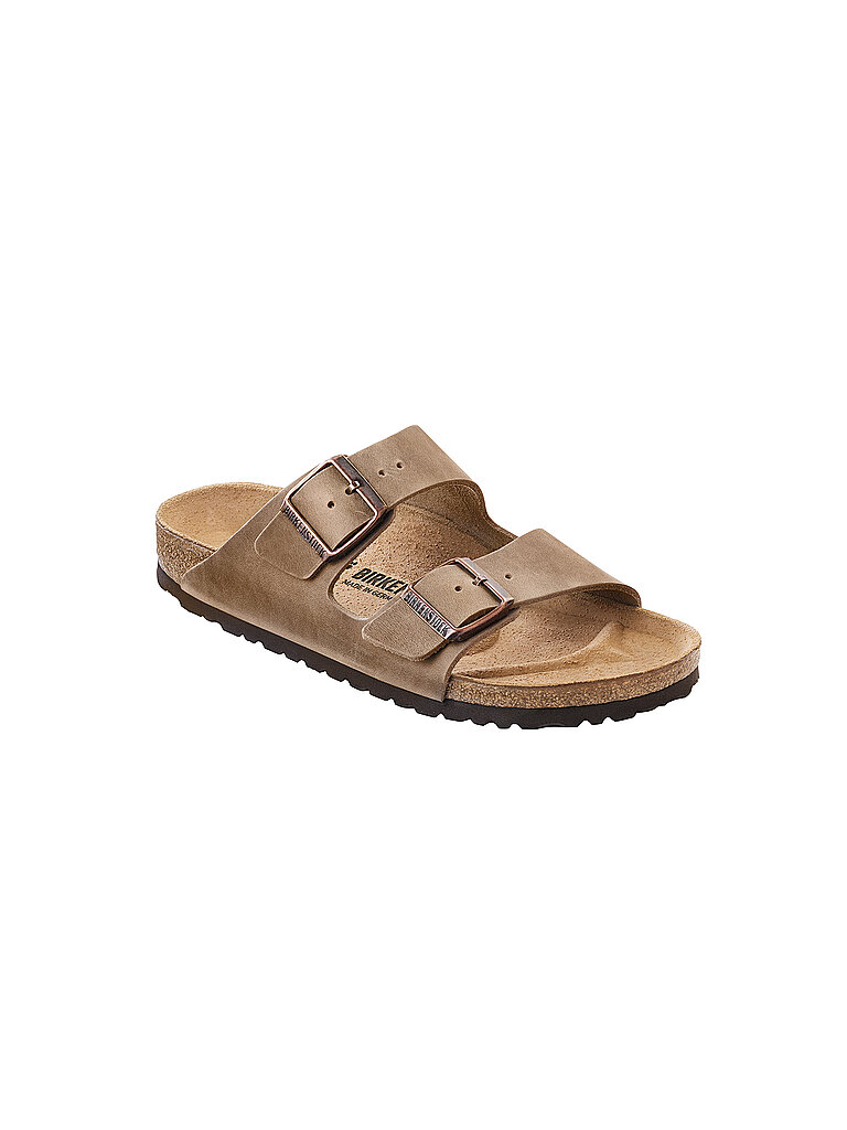 BIRKENSTOCK Arizona - Pantolette in mittelbraun Sandalen für Damen
