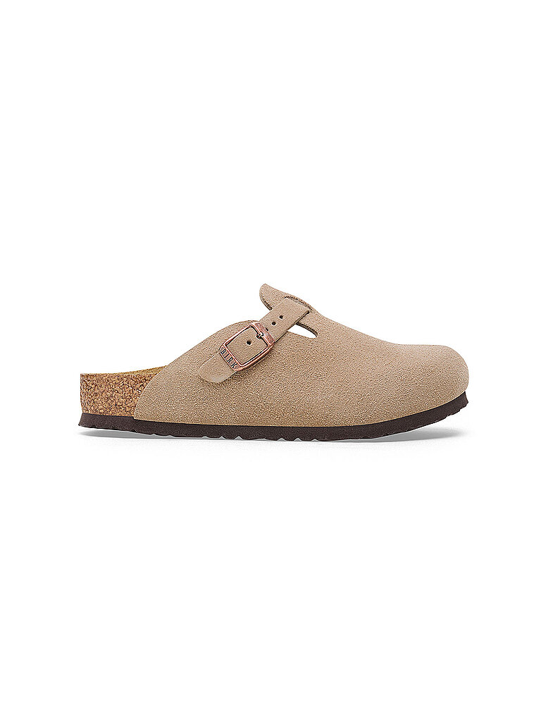 Pantoletten Kind Birkenstock Boston Suede Leather