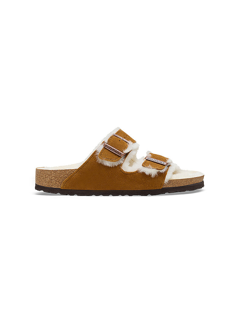 BIRKENSTOCK Pantoletten ARIZONA SHEARLING  camel | 38