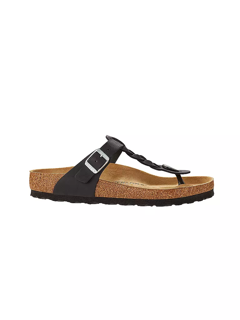 BIRKENSTOCK | Sandalen GIZEH BRAIDED | schwarz