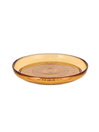 BITZ | Assiette en verre KUSINTHA 18cm Ambre
