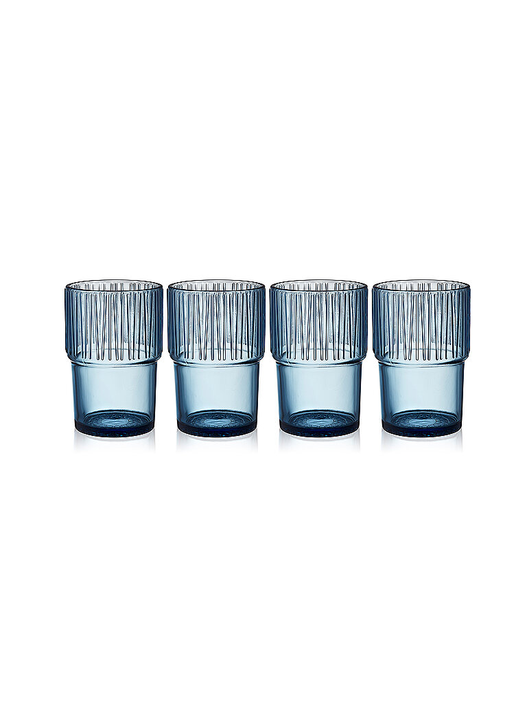 BITZ Trinkglas KUSINTHA 4er Set 380ml Blau blau – BITZ