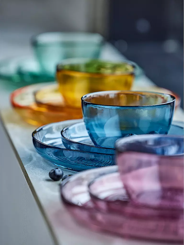 BITZ | Glasschale KUSINTHA 12cm Gruen | blau
