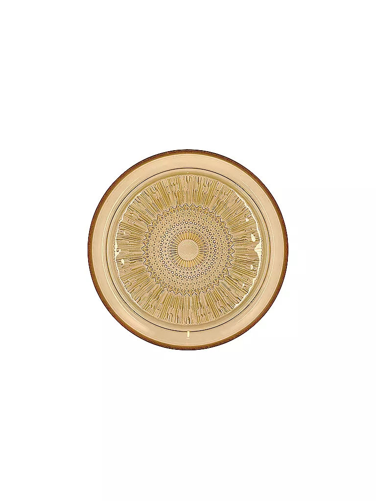 BITZ | Glasteller KUSINTHA 25cm Amber | hellgrün