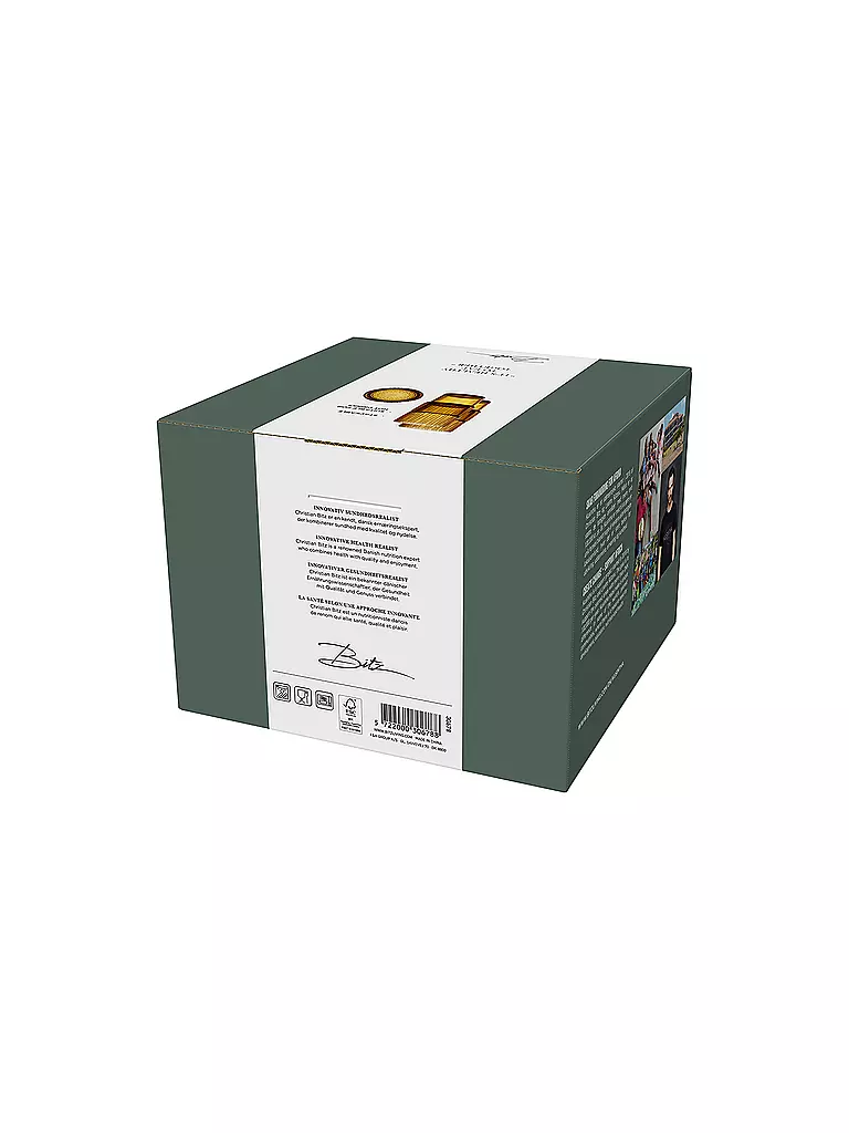 BITZ | Trinkglas KUSINTHA 4er Set 380ml Amber | hellgrün
