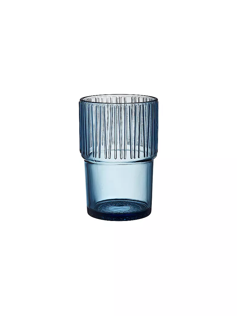 BITZ | Trinkglas KUSINTHA 4er Set 380ml Blau | hellgrün