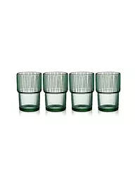 BITZ | Trinkglas KUSINTHA 4er Set 380ml Gruen | hellgrün