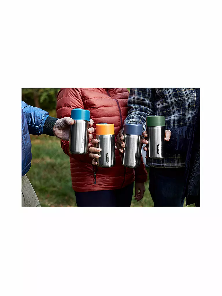 BLACK+BLUM | Thermosbecher - Edelstahlbecher to Go 340ml Orange/Edelstahl | olive