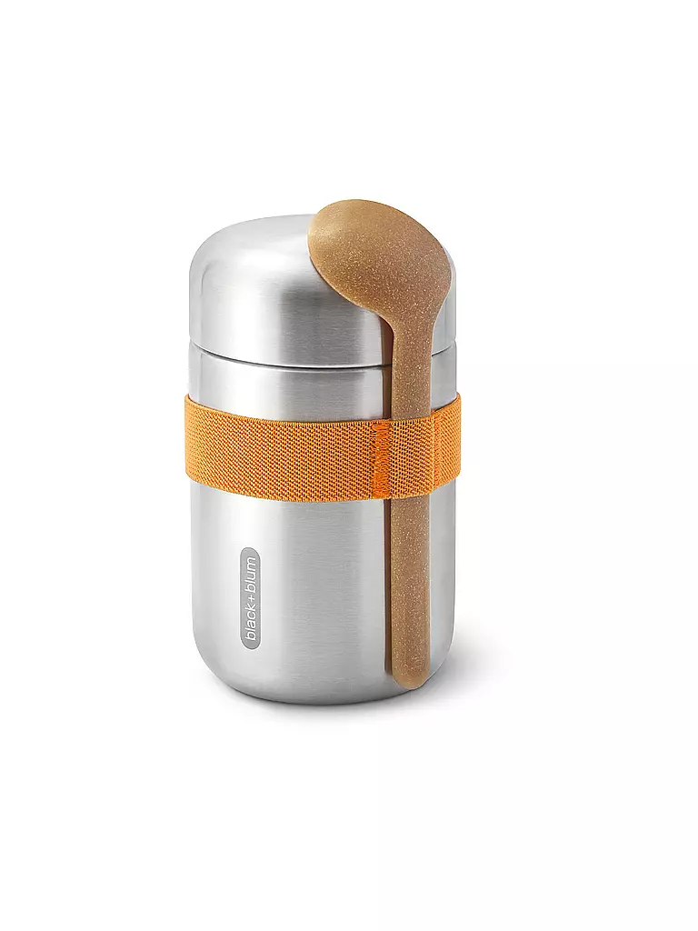 BLACK+BLUM | Thermosbehälter - Food Flask 400ml Orange/Edelstahl | orange
