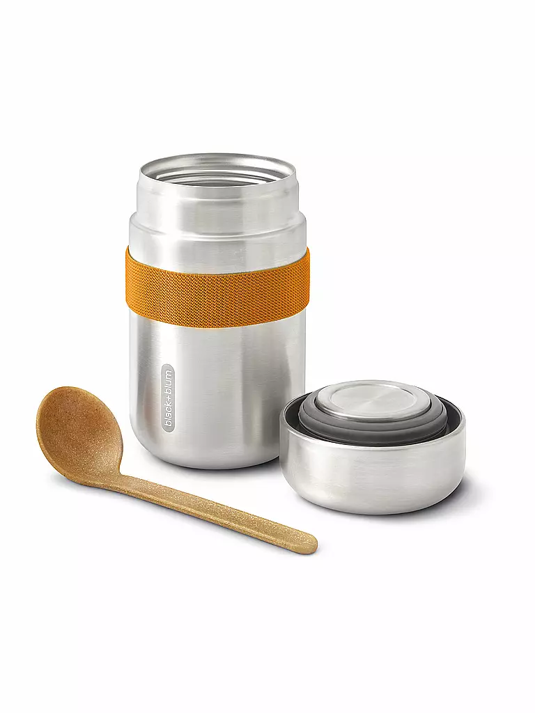 BLACK+BLUM | Thermosbehälter - Food Flask 400ml Orange/Edelstahl | orange