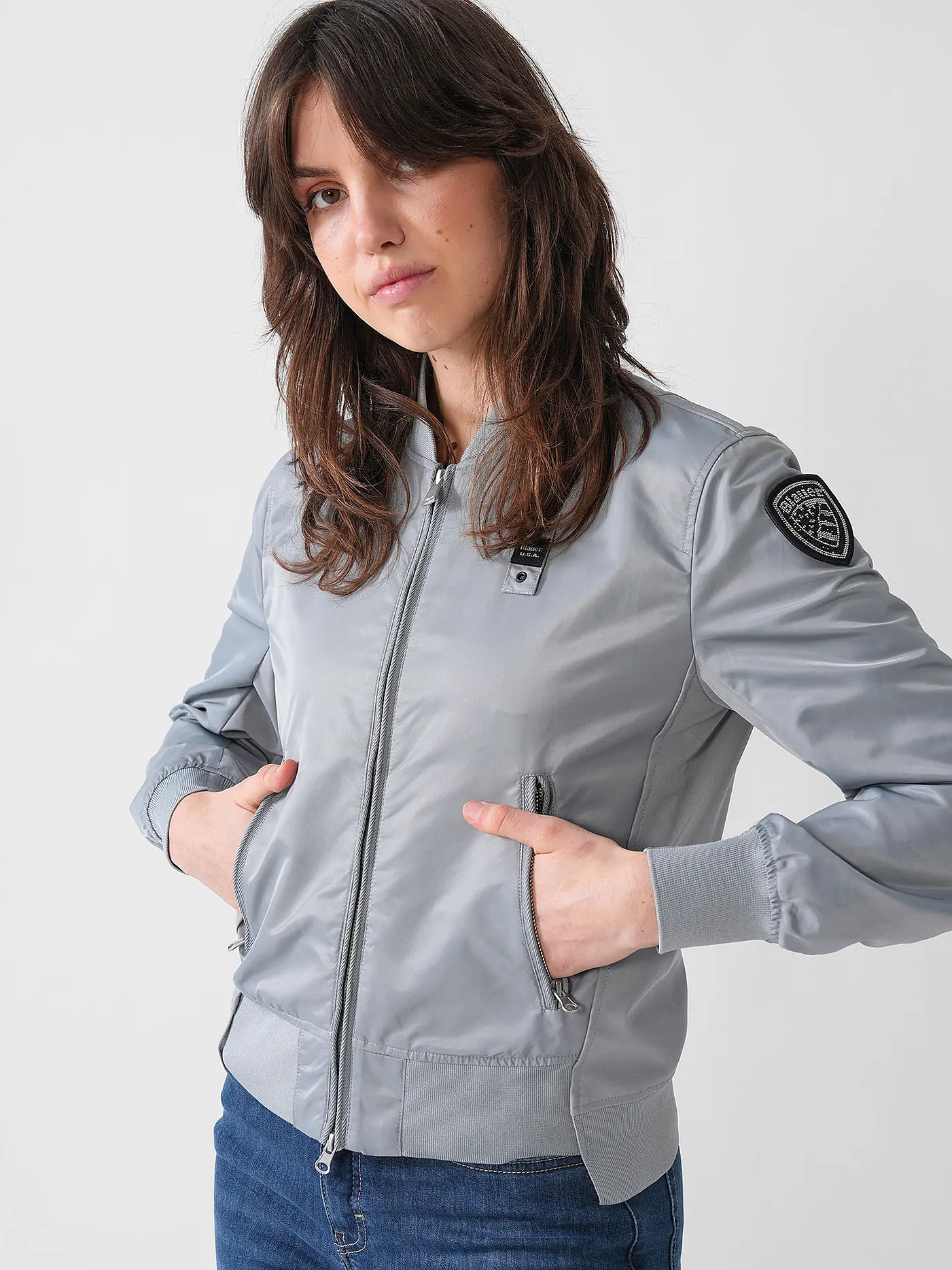 BLAUER | Blouson LAURIE | hellgrau