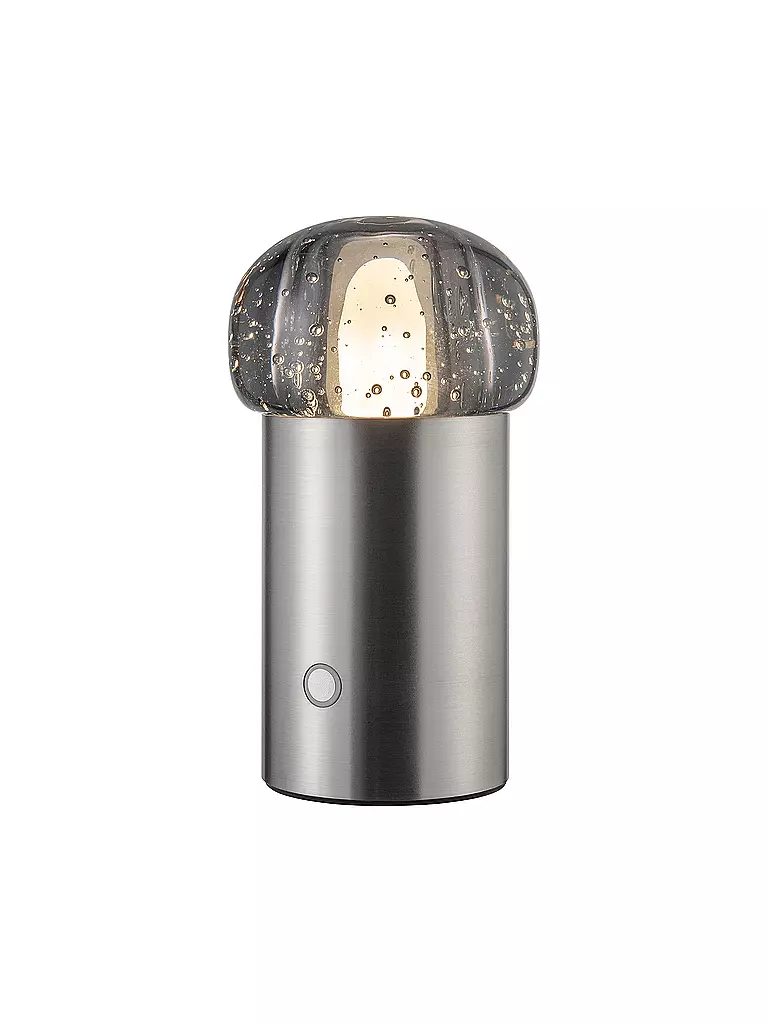 BLOMUS | Mobile LED Lampe IRIS 18cm Metallic Finish | silber